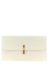 Furla White Calfskin Clutch Bag