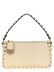 Valentino Garavani White Calfskin Shoulder Bag