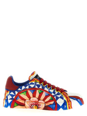 Dolce & Gabbana Multicolor Cotton Low Top Sneakers Dolce & Gabbana