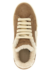 Dolce & Gabbana Brown Lambskin Sneakers