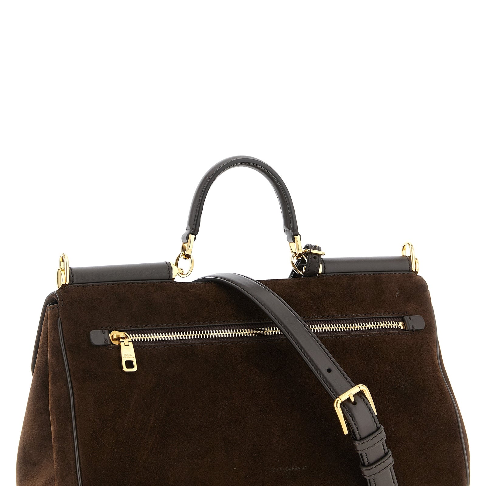Dolce & Gabbana Brown Calfskin Handbag Dolce & Gabbana