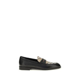 Burberry Black Lamb Ovis Aries Slip-On Loafers