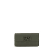 Valentino Garavani Bicolor Calf Leather Bos Taurus Wallet