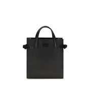 Valentino Garavani Black Calf Leather Bos Taurus Shoulder Bag