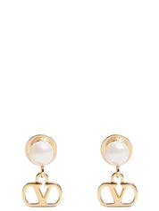 Valentino Garavani Gold Brass Earrings