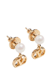 Valentino Garavani Gold Brass Earrings