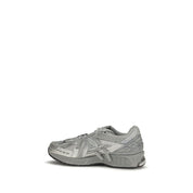 New Balance Gray Fabric Athletic Sneakers