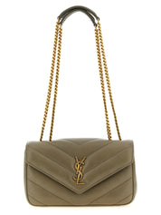 Saint Laurent Bicolor Lamb Leather Shoulder Bag