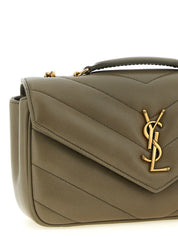 Saint Laurent Bicolor Lamb Leather Shoulder Bag