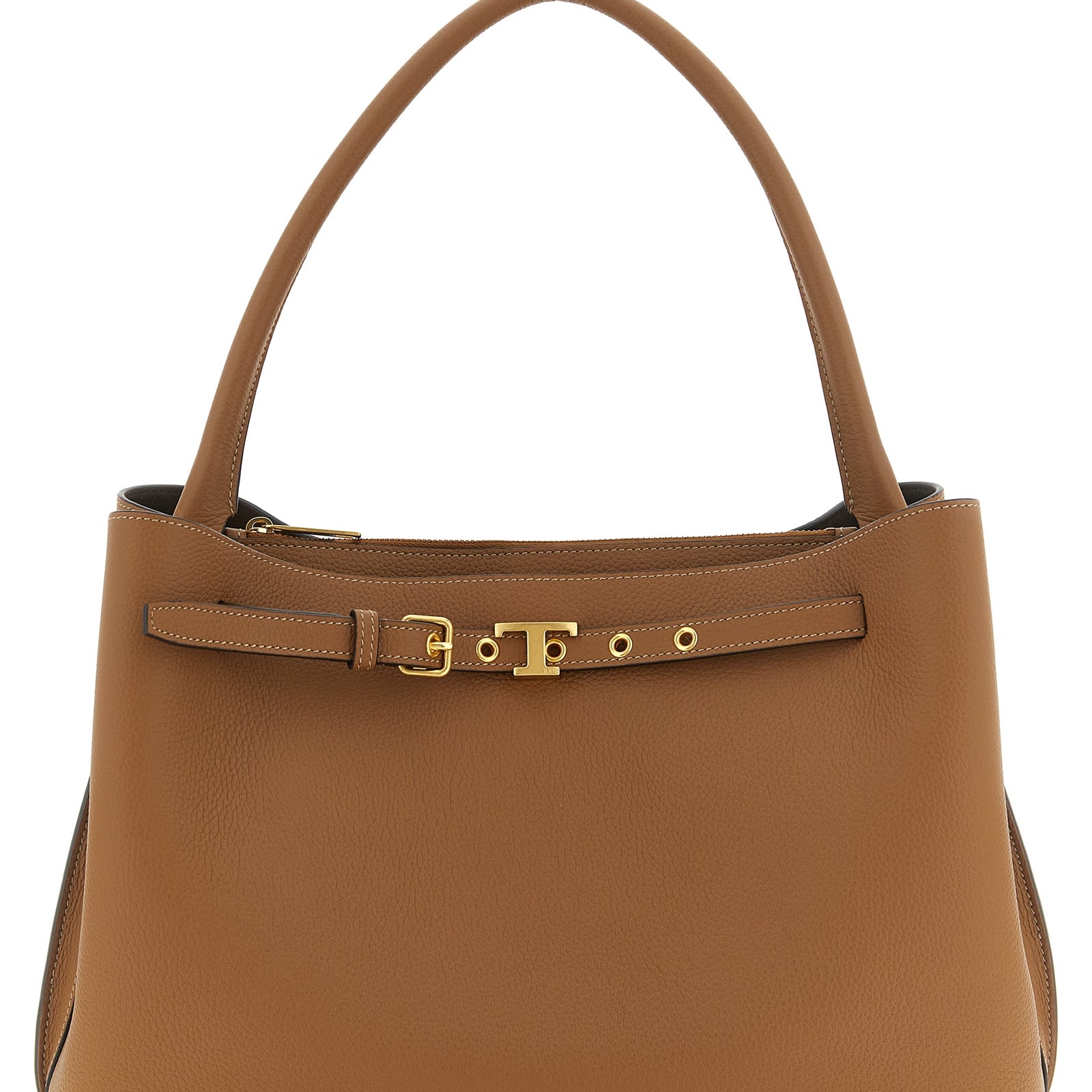 Tod's Brown Calfskin Handbag Tod's
