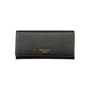 Twinset Black Polyurethane Womens Wallet
