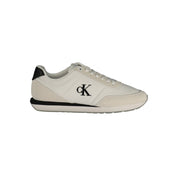 Calvin Klein White Polyurethane Men's Sneaker