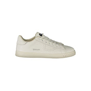 Blauer White Polyurethane Men's Sneaker