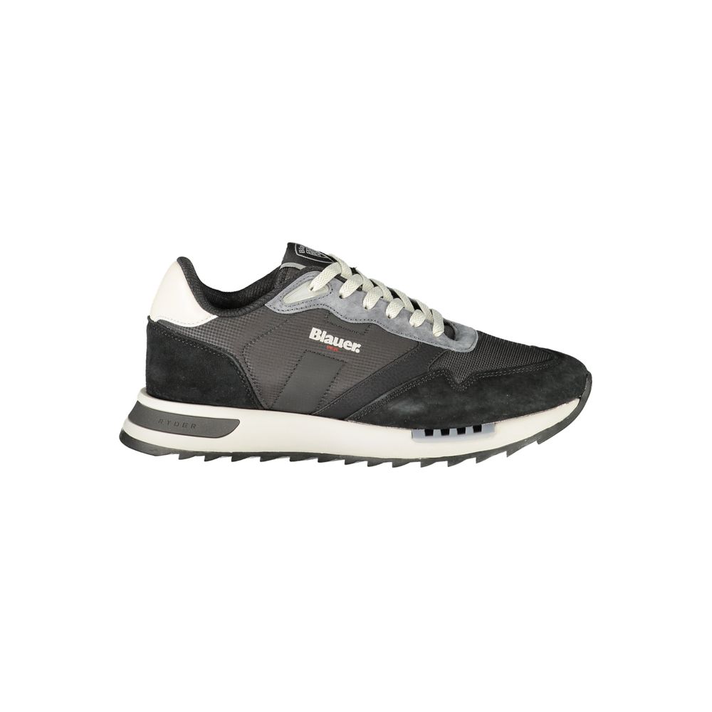 Blauer Nero Poliuretano Uomo Sneaker
