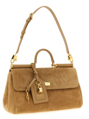 Dolce & Gabbana Beige Calfskin Handbag
