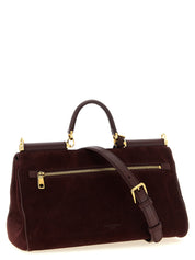 Dolce & Gabbana Bordeaux Calfskin Handbag