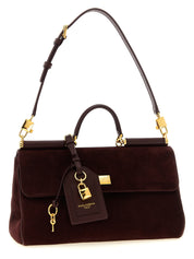 Dolce & Gabbana Bordeaux Calfskin Handbag