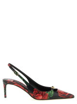 Dolce & Gabbana Multicolor Calfskin Mid Heel Pumps