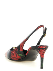 Dolce & Gabbana Multicolor Calfskin Mid Heel Pumps