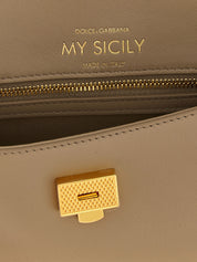 Dolce & Gabbana Beige Calfskin Crossbody Bag