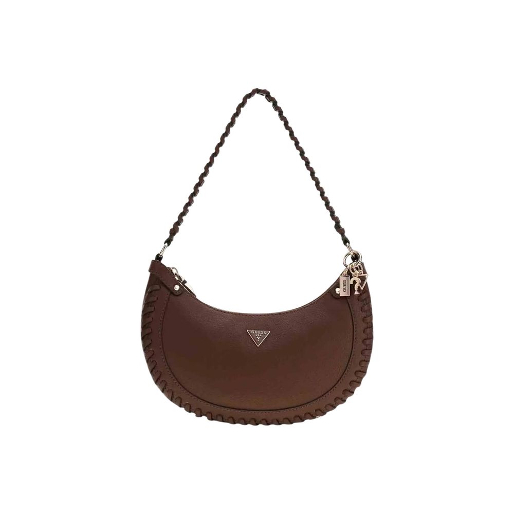Guess Brown Polyethylene Handbag Guess