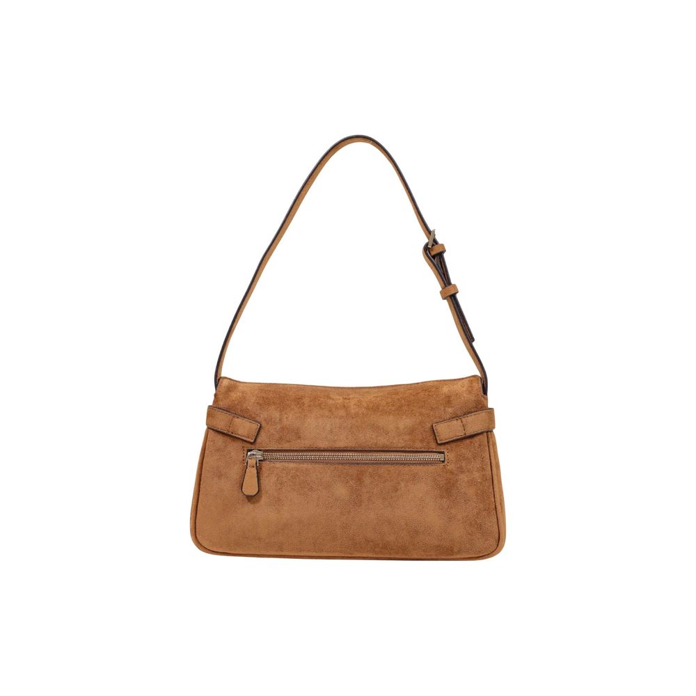 Guess Brown Polyester Handbag
