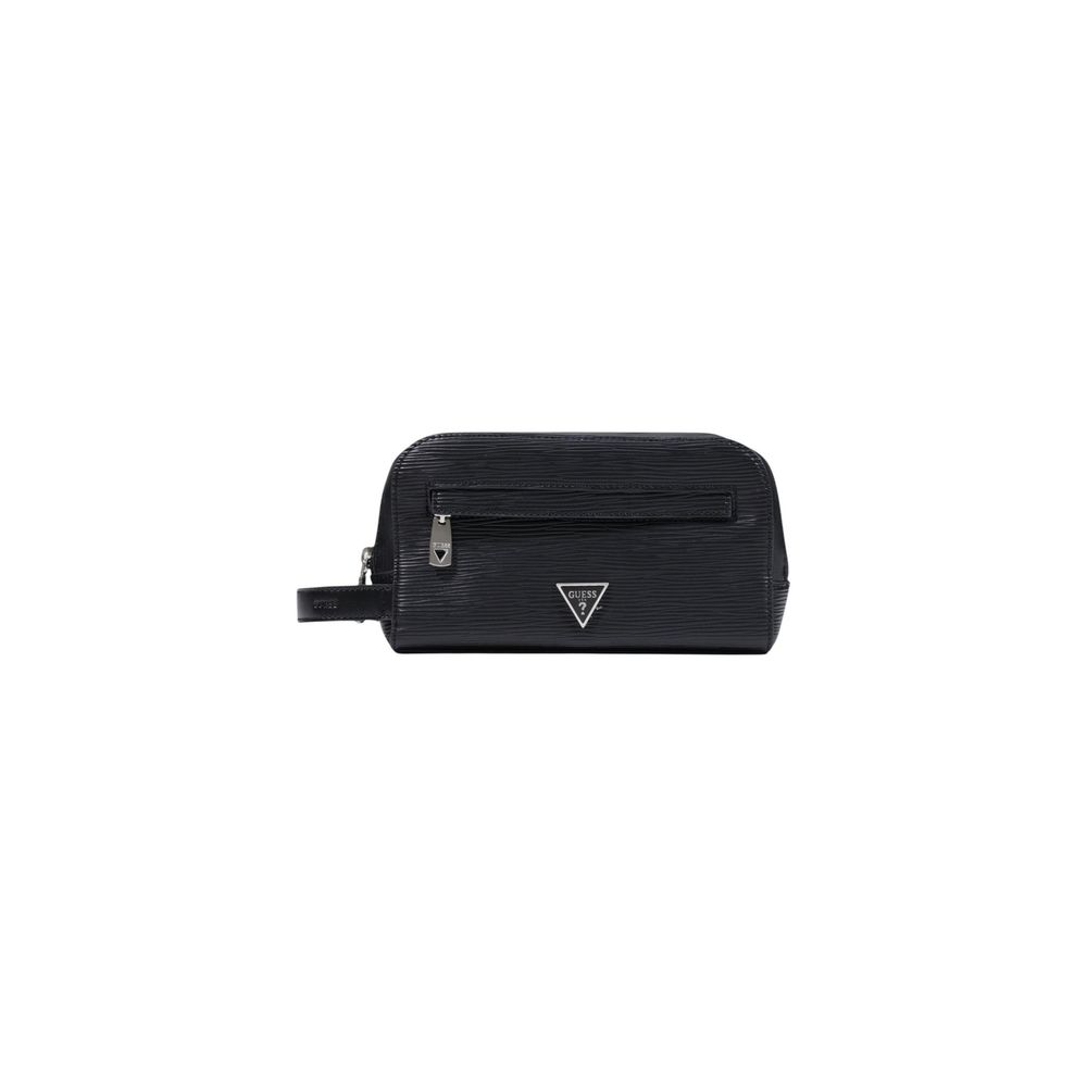 Guess Black Polyethylene Clutch Bag Guess