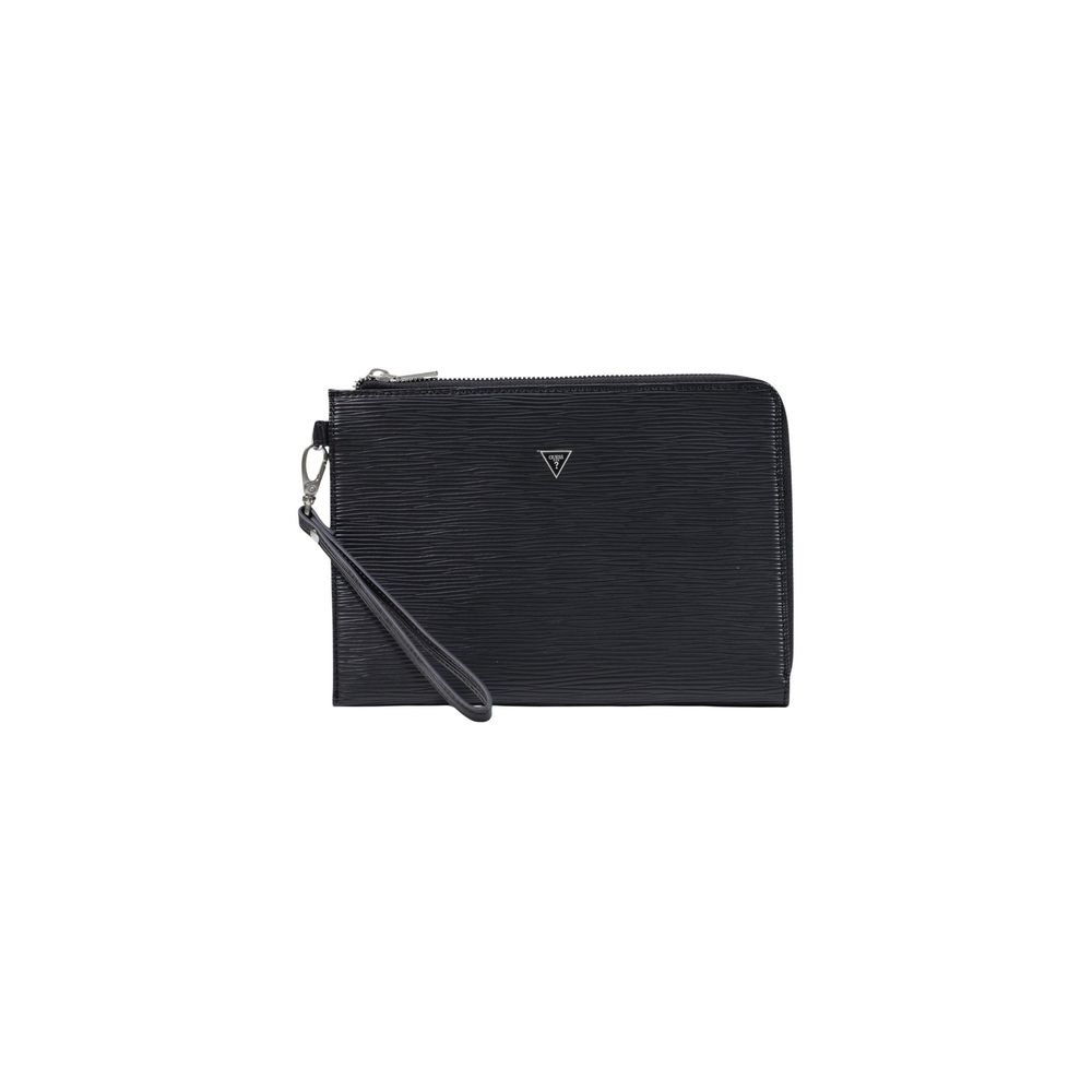 Guess Black Polyethylene Clutch Bag Guess
