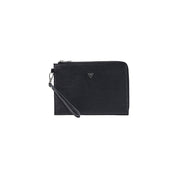 Guess Black Polyethylene Clutch Bag Guess