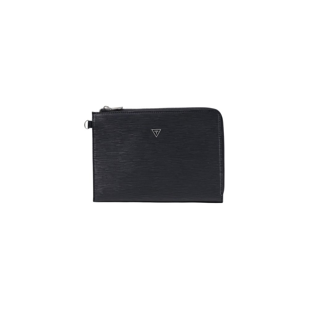 Guess Black Polyethylene Clutch Bag Guess