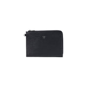 Guess Black Polyethylene Clutch Bag Guess