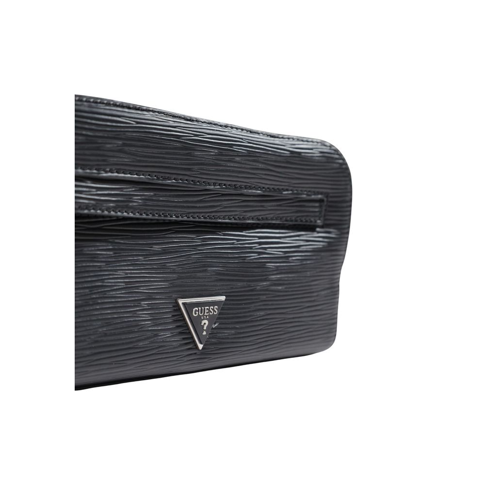 Guess Black Polyethylene Clutch Bag Guess