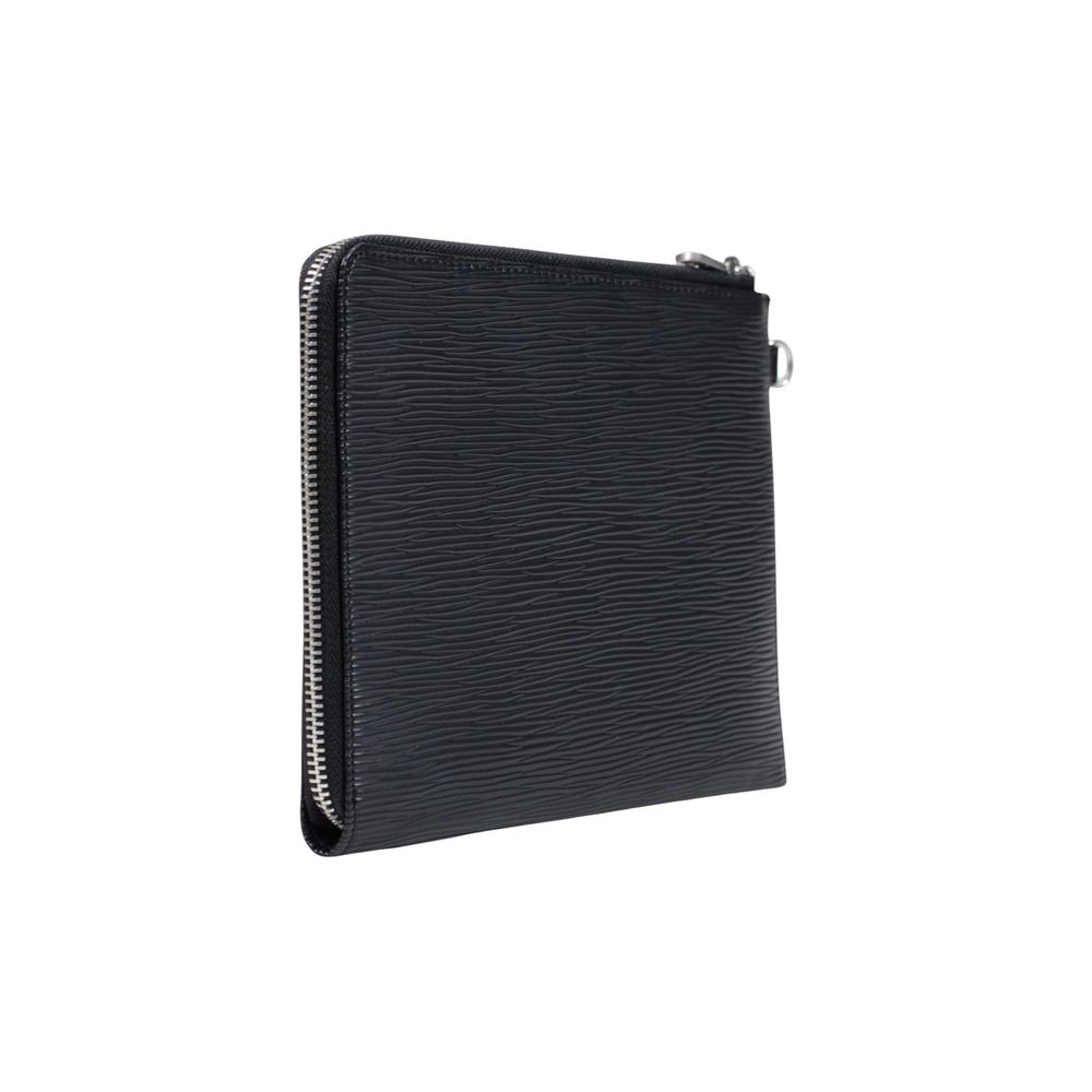 Guess Black Polyethylene Clutch Bag Guess