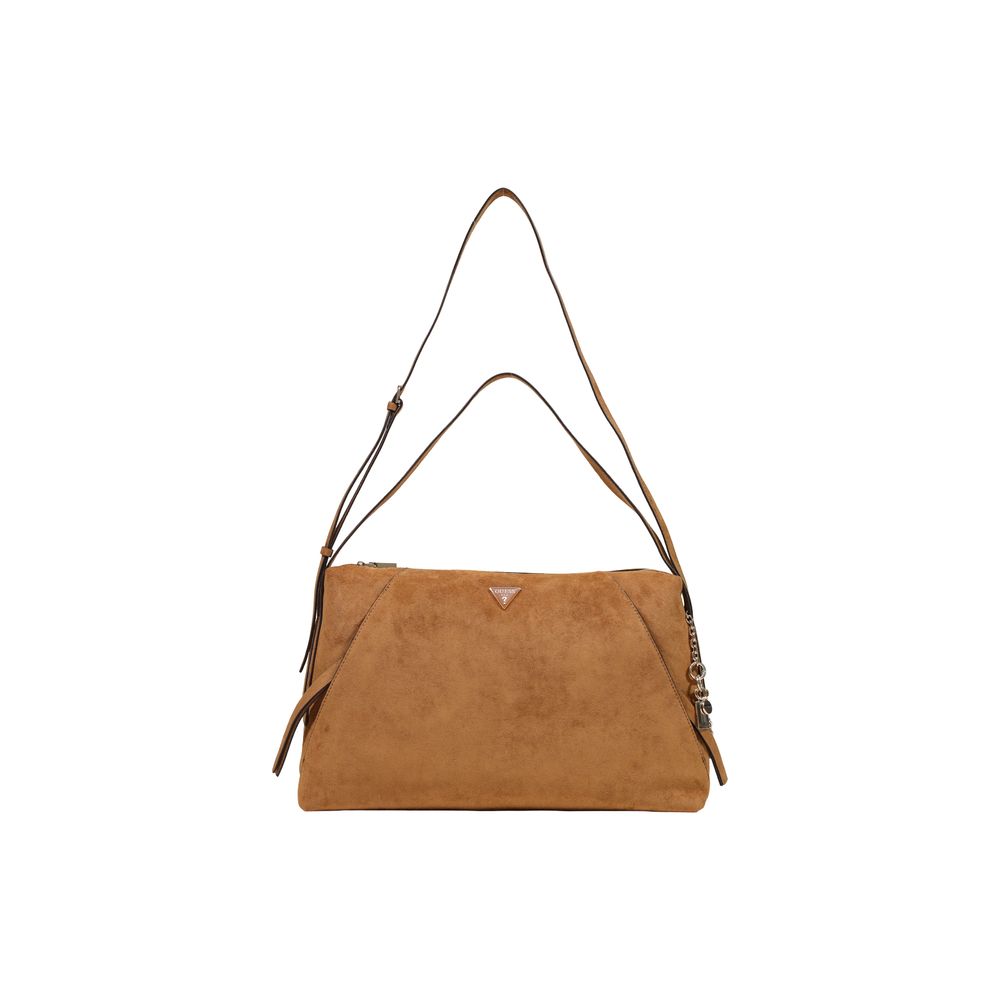 Guess Brown Polyester Handbag Guess