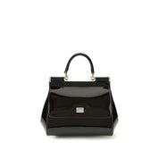Dolce & Gabbana Black Calf Leather Bos Taurus Shoulder Bag