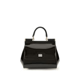 Dolce & Gabbana Black Calf Leather Bos Taurus Shoulder Bag