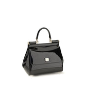 Dolce & Gabbana Black Calf Leather Bos Taurus Shoulder Bag