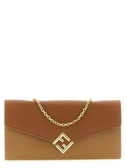 Fendi Brown Calfskin Cardholder