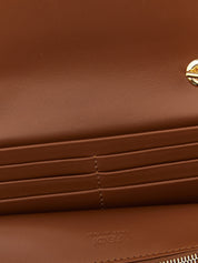 Fendi Brown Calfskin Cardholder