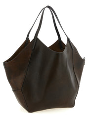 Brunello Cucinelli Brown Calfskin Tote Bag
