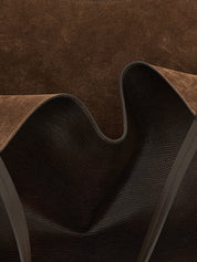 Brunello Cucinelli Brown Calfskin Tote Bag