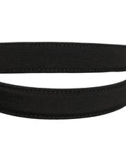 Dolce & Gabbana Black Canvas Leather Gold Metal Buckle Belt Dolce & Gabbana
