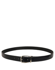 Dolce & Gabbana Blue Calf Leather Silver Metal Buckle Belt Dolce & Gabbana