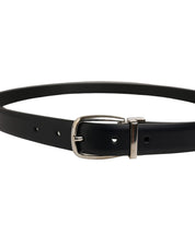 Dolce & Gabbana Blue Calf Leather Silver Metal Buckle Belt Dolce & Gabbana