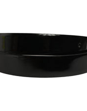 Dolce & Gabbana Black Classic Leather Silver Tone Buckle Belt Dolce & Gabbana