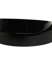 Dolce & Gabbana Black Classic Leather Silver Tone Buckle Belt Dolce & Gabbana