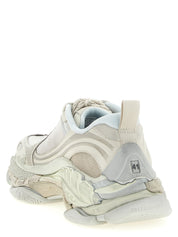 Balenciaga White Polyethylene Athletic Sneakers