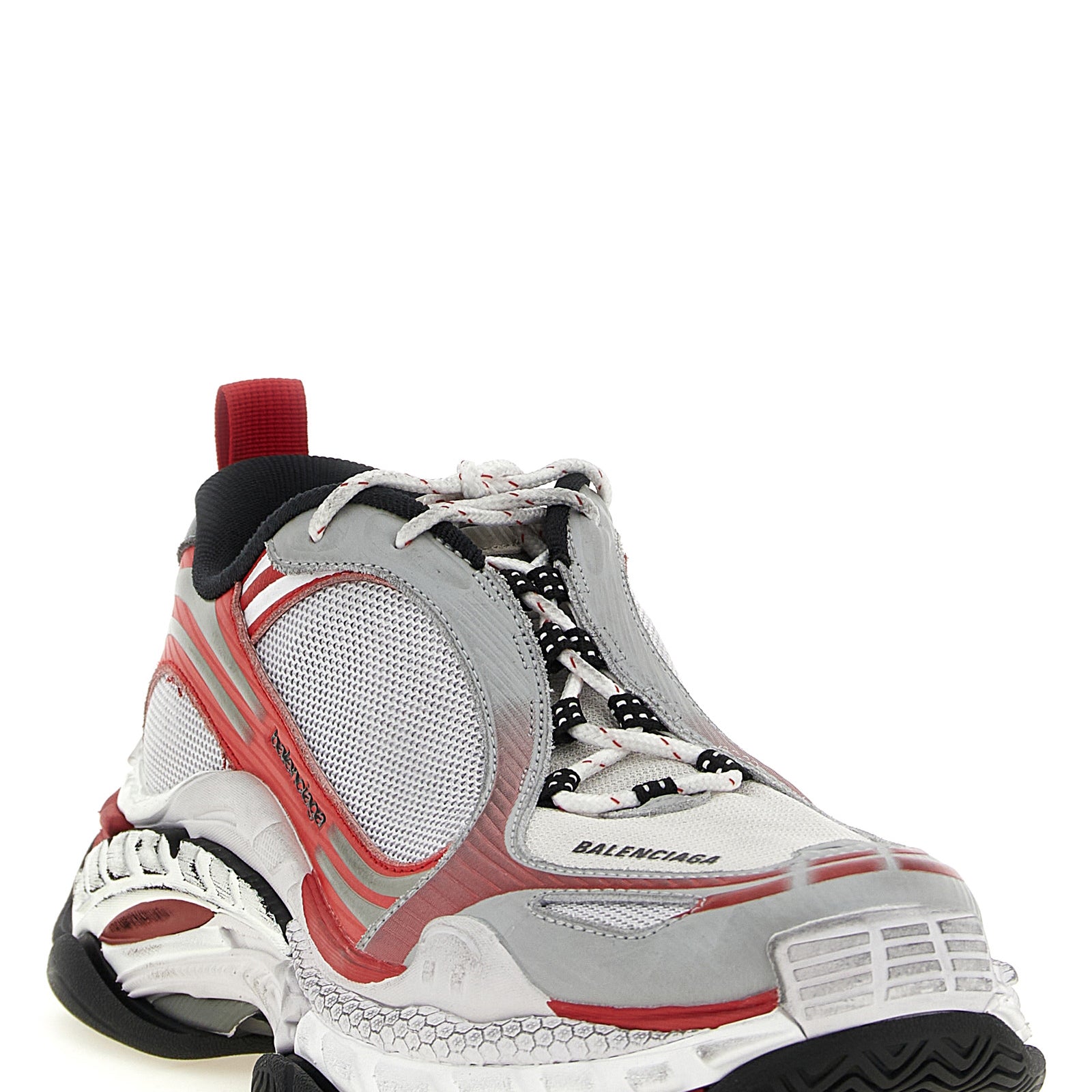 Balenciaga White Polyethylene Athletic Sneakers Balenciaga