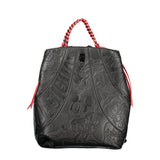 Desigual Black Polyurethane Women's Backpack