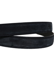 Dolce & Gabbana Men Black Leather Gold Tone Metal Buckle Belt Dolce & Gabbana